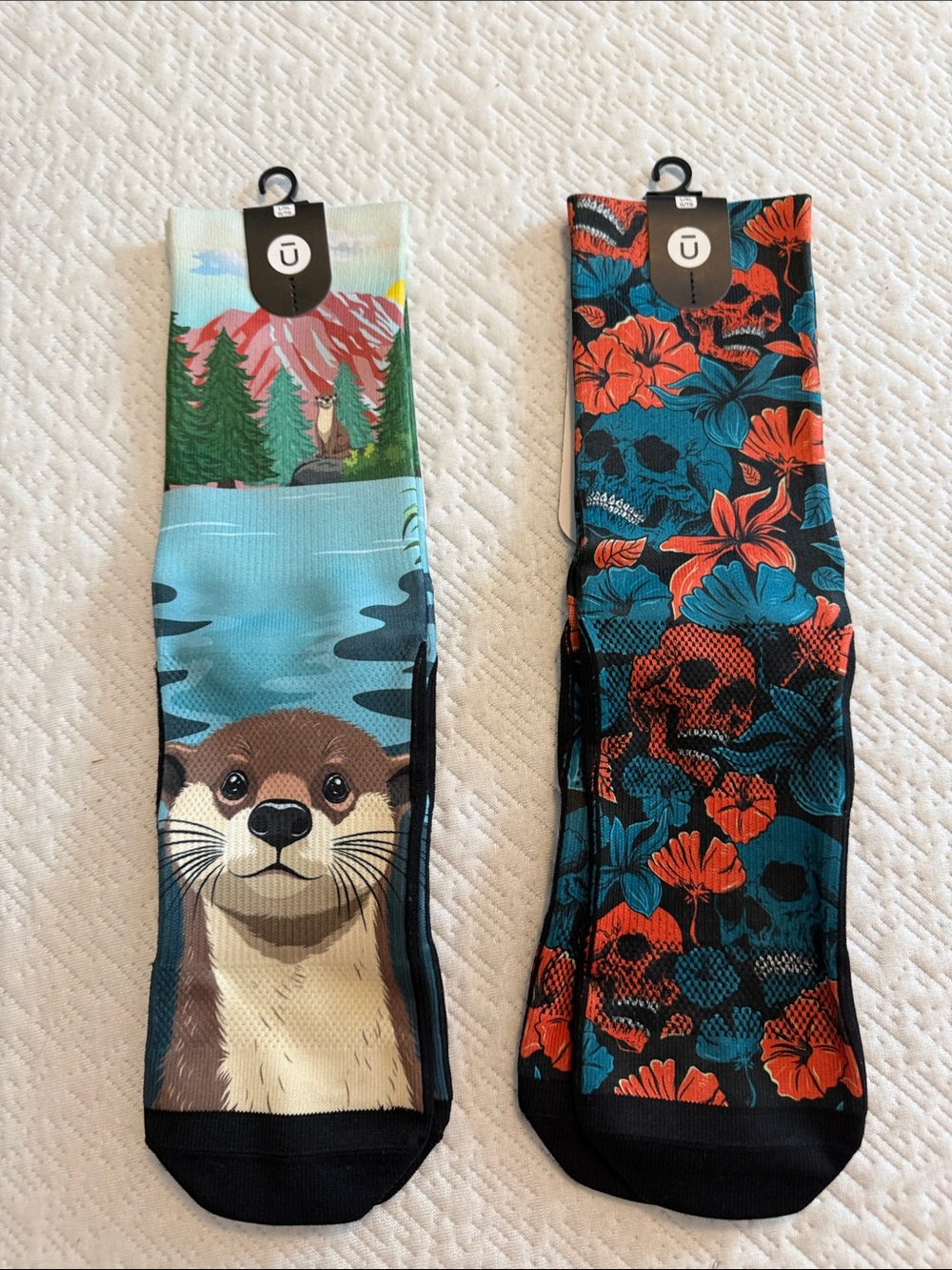 Outway performance, crew, socks, Otters & summer skeleton NWT